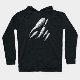 Swimming Fish White Hoodie